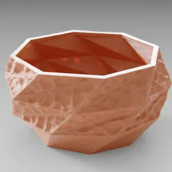 Low poly planter