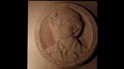 Marie Curie CNC 3d Print High Relief Sand Casting 3D print model