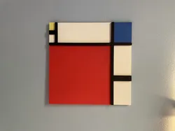 Piet Mondrian: Composition with Red, Blue and Yellow