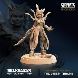 Spider Female Warrior Arachnid Blade A 3D print model