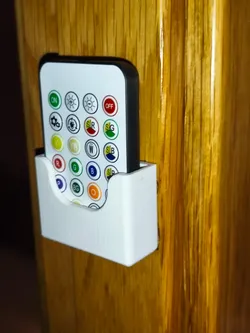 Wall Mount Holder for Waterproof Shower Light Remote Control - Soporte de pared para el mando a distancia