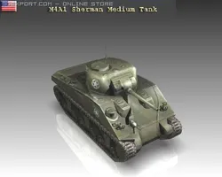 ww2 m4a1 sherman medium tank