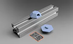 2020 Aluminium HEX T slot twist in Zip-Tie Mount  - Supporto per Fissaggio Fascetta