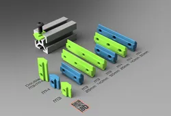 2020 T-Slot V-Slot Nut - M3 / M4 / Double Thread RV2 - Inserto per profilo 2020 filetto M3 / M4 / Doppio