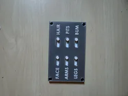 ADHD / Autism / AuDHD Shower Checklist – 6-Toggle Physical Reminder Board for Body Washing Routine