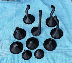 Angled, straight and tapered - Vented Funnels