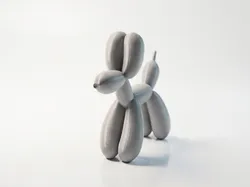 Balloon Dog Sculpture Animal Figurine 3D Printable