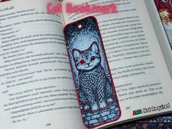 Celtic Knot Cat - Hueforge Bookmark