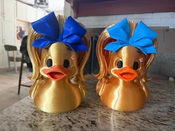 Cheerleading duck