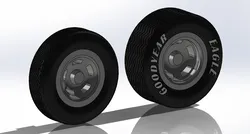 Custom Lego Tires and wheels for Camaro 10304
