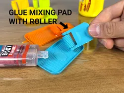 Disposable Glue Mixing Pad with Roller