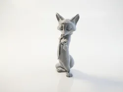 Fox Figurine Animal 3D Printable