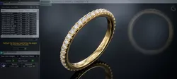 Full Eternity Diamond Wedding Band 3D Print Model - 3DM STL 3D print model