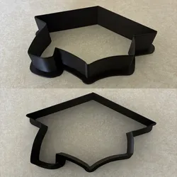 Grad Cap Cookie Cutter Large