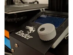 Knurled Control Knob + Knob Cap for Ender 3