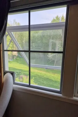 Modular Window Screen Frame & Ventilation Duct