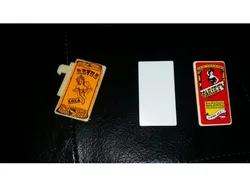 Playmobil 1976 Western building (3422, 3423, 3424 etc.) flat against the wall and perpendicular signs