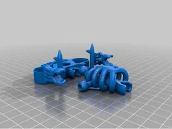 Raspi camera TinkerCad skeleton holder