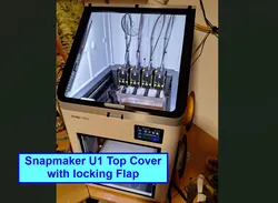 Snapmaker U1 Top Cover with locking Flap Remix