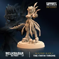 Spider Female Warrior Arachnid Blade C 3D print model