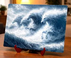 Stormy Sea (Horses) – HueForge