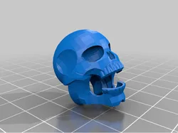 Tinkercad skeleton head