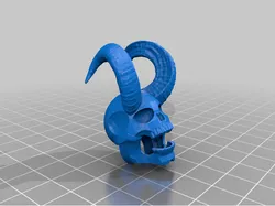 Tinkercad skeleton head