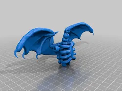 Tinkercad skeleton wings