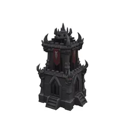 Dark Fortress Tower 3D model