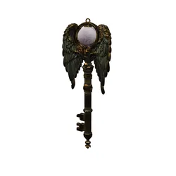 Dark Winged Key 3D model