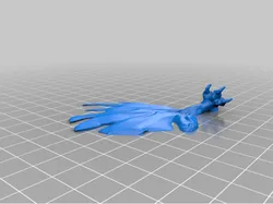 Forest Dragon (fixed for Slic3r and separated for larger scale prints)