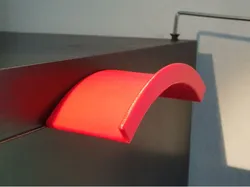 Hängare: Headphone holder insertable in an Ikea Kallax corner