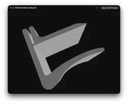 IKEA Elloven 30.5mm Desk clamp