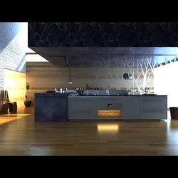 photorealistic kitchen scene 0001