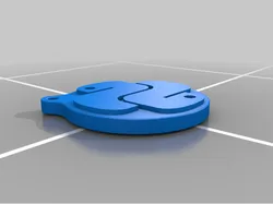 Python Logo Keychain