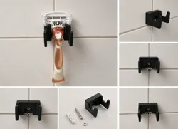 Razor holder wall mounted