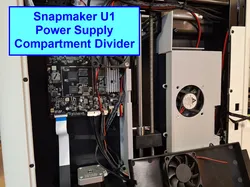 Snapmaker U1 PSU Compartment Divider