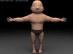 tiny man