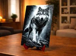 Wolf in the forest – HueForge Style