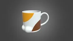 Calico Cat Paw Mug