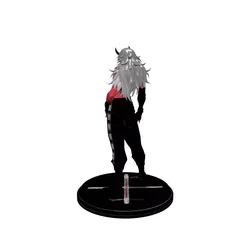 Crimson Vanguard demon girl 3D model