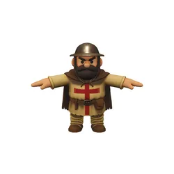Crusader Toy Warrior 3D model