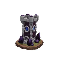 Crystal Tower 3D model
