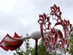 Cyclone Blossom Kinetic Sculpture