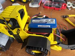 Flat Battery Holder for Wheel Loader