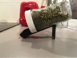 Glass sprouting jars support