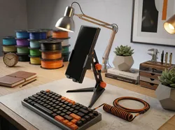 Gravity Adjustable Heavy-Duty Phone Desk Stand