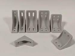 Heavy Duty Corner Brackets | M4 L-Brackets Set