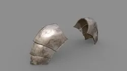 Lowpoly shoulders armor