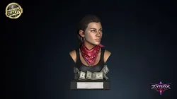 Lucia Bust STL GTA VI 3D Print Sculpture Model 3D print model